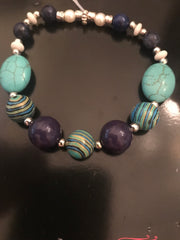 Vintage Blue Stone Bracelet