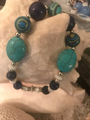 Vintage Blue Stone Bracelet